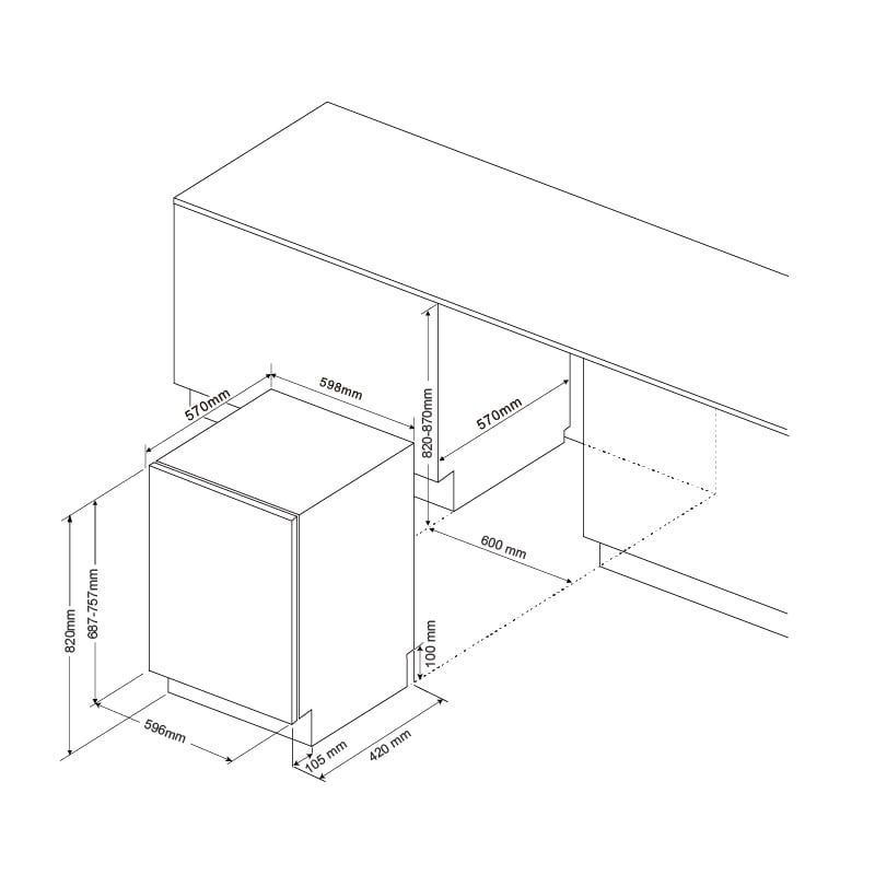 Máy rửa chén MDW14-B09FI
