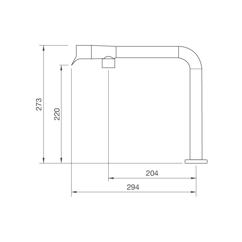 Vòi chậu rửa chén MF-070
