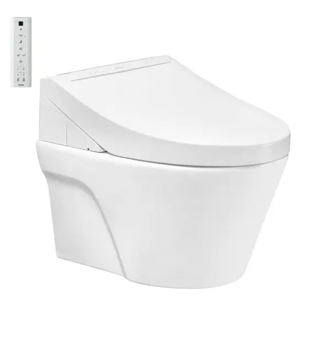 CW822RA/WH172A/TCF24410AAA/MB170P#SS Bàn cầu treo tường kèm nắp rửa điện tử WASHLET C5
