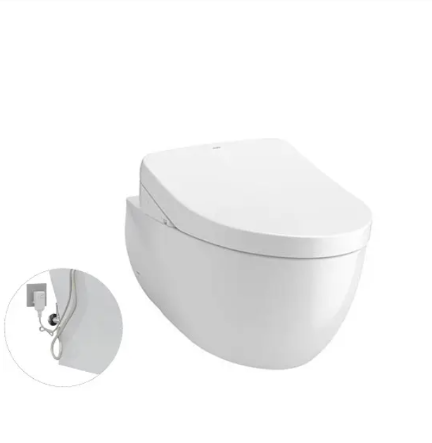 CW812RA/WH172A/TCF4911Z/MB174P#SS Bàn cầu treo tường LP Series kèm nắp rửa điện tử WASHLET