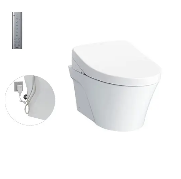 CW822RA/WH172A/TCF4911Z/MB170P#SS Bàn cầu treo tường AVANTE kèm nắp rửa điện tử WASHLET