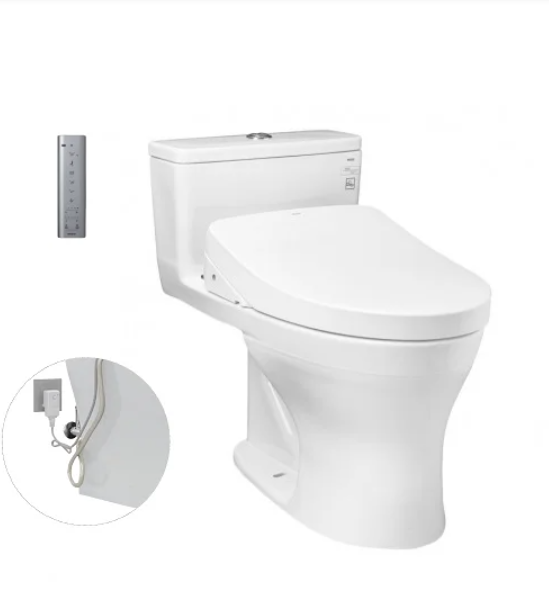 MS855DW11 Bàn cầu một khối kèm nắp rửa điện tử WASHLET dòng S7