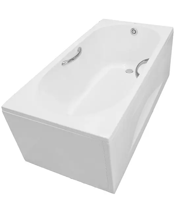 PAY1515HVC#W/TVBF411 Bồn tắm nhựa có tay vịn và yếm