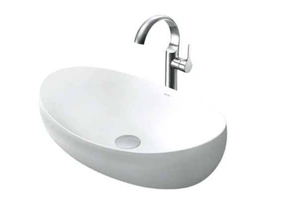 PJS01WE Chậu đặt bàn đá cẩm thạch nhân tạo