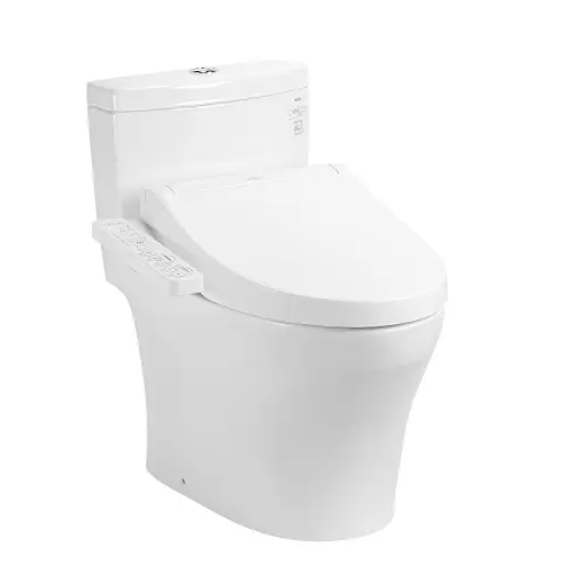 MS889CDRW17 Bàn cầu một khối kèm nắp rửa điện tử WASHLET dòng C2