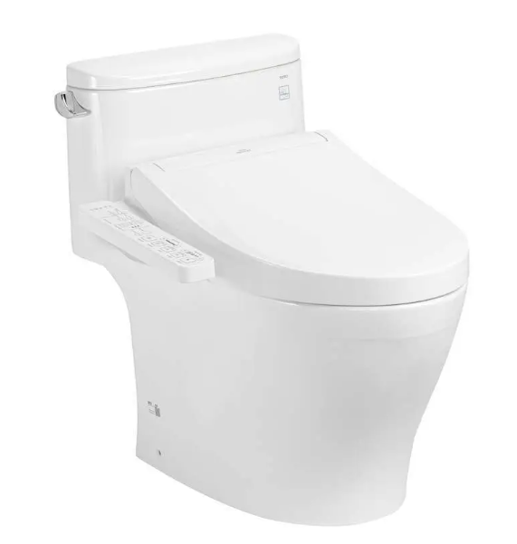 MS887CRW17 Bàn cầu một khối kèm nắp rửa điện tử WASHLET dòng C2 TCF23460AAA