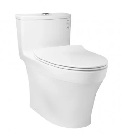 MS885DT8 Bồn cầu một khối, nắp bàn cầu đóng êm TC600VS