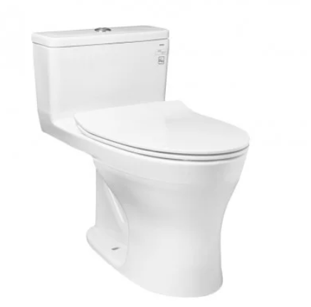 MS855DT8 Bàn cầu vệ sinh một khối, nắp đóng êm TC600VS