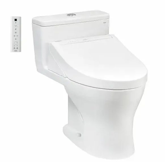 MS855CDW15 Bàn cầu một khối kèm nắp rửa điện tử WASHLET dòng C5