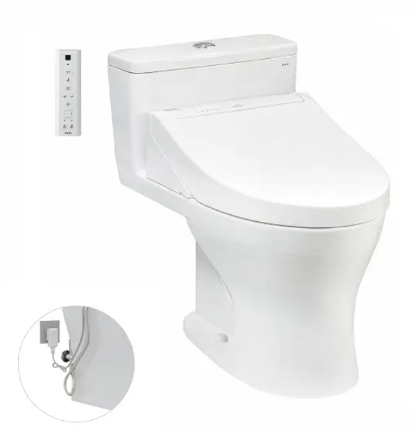MS855DW14 Bàn cầu một khối kèm nắp rửa điện tử WASHLET dòng C5