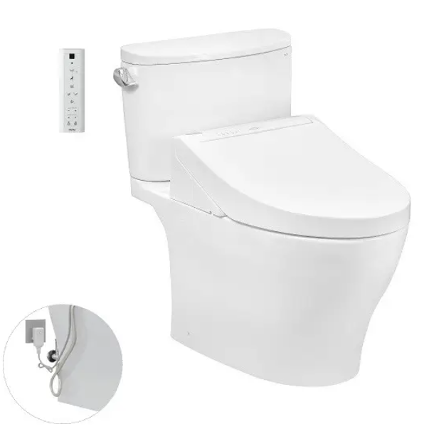 CS767RW14 Bàn cầu hai khối kèm nắp rửa điện tử WASHLET dòng C5