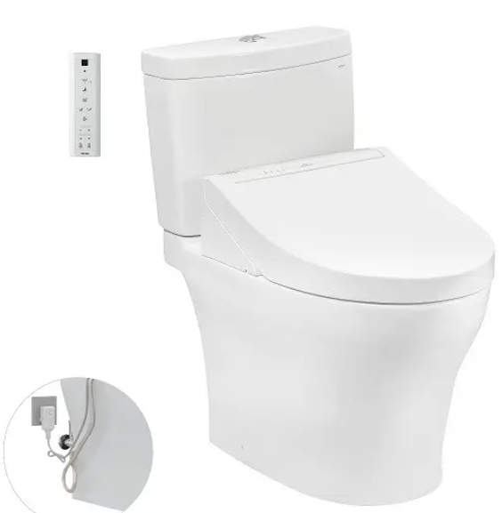CS769DRW14 Bàn cầu hai khối kèm nắp rửa điện tử WASHLET dòng C5