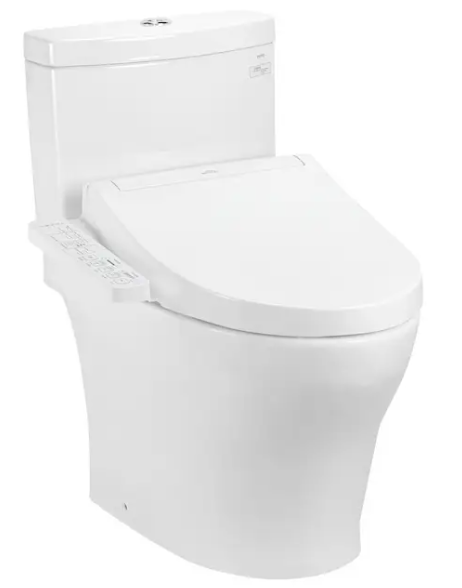 CS769CDRW17 Bàn cầu hai khối kèm nắp rửa điện tử WASHLET dòng C2