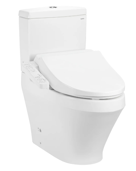 CS948DW18 Bàn cầu hai khối kèm nắp rửa điện tử WASHLET dòng C2 cơ bản TCF23710AAA