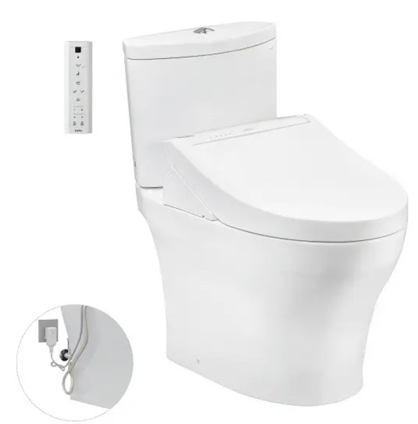 CS838DW14 Bàn cầu hai khối kèm nắp rửa điện tử WASHLET dòng C5