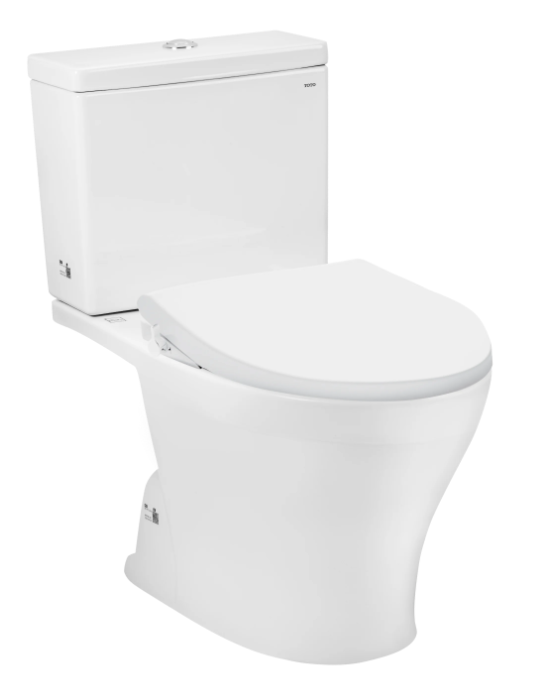 CS326DE4 Bàn cầu 2 khối kèm nắp rửa cơ ECOWASHER TCW1211A