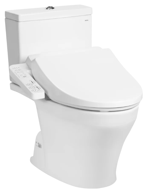 CS326DW18 Bàn cầu hai khối kèm nắp rửa điện tử WASHLET dòng C2 cơ bản TCF23710AAA