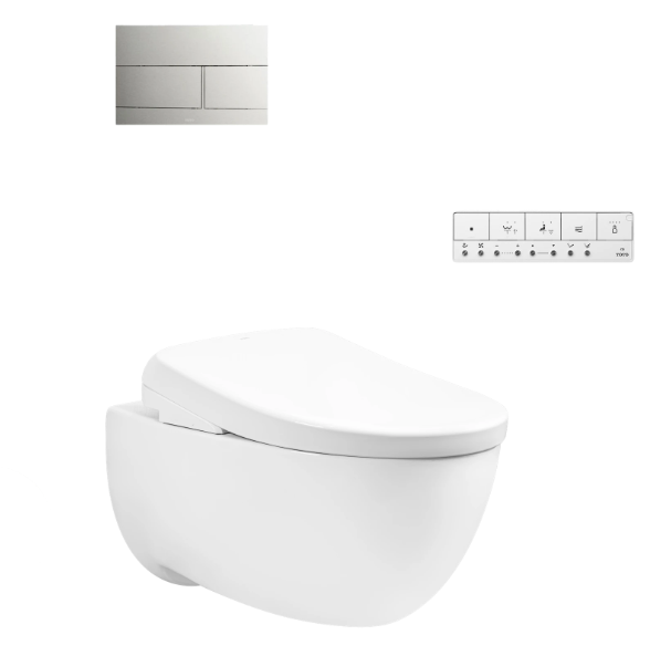 CW812REA/TCF47360GAA/WH172AAT/TCA546/MB171P#SS Bàn cầu treo tường kết hợp nắp rửa điện tử WASHLET dòng S7 – TCF47360GAA