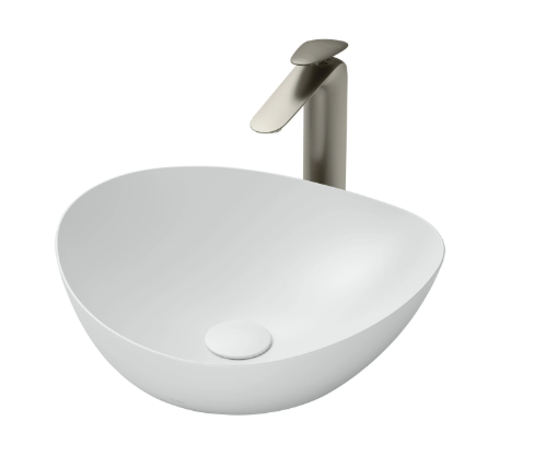 LT4704G19 Chậu đặt bàn vành mỏng Linear Ceram