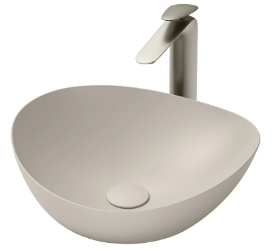 LT4704G19 Chậu đặt bàn vành mỏng Linear Ceram