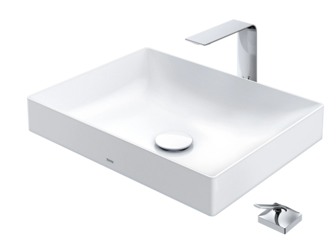 LT4715G17 Chậu đặt bàn vành mỏng Linear Ceram