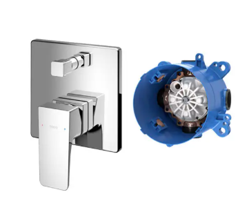 TBG07304V/TBN01001B Van gật gù điều chỉnh nóng lạnh GE kèm nút chuyển hướng và phụ kiện âm tường