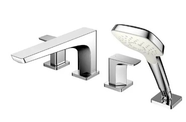 TBG07202A Vòi xả bồn nóng lạnh kèm sen tắm GE (4 lỗ)