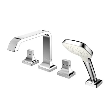 TBG08202A Vòi xả bồn nóng lạnh kèm sen tắm GC (4 lỗ)