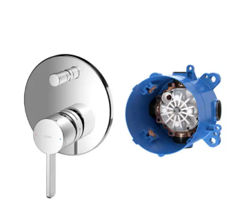 TBG11304V/TBN01001B Van gật gù điều chỉnh nóng lạnh GF kèm nút chuyển hướng và phụ kiện âm tường