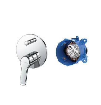 TBG03304BA/TBN01001B Van gật gù điều chỉnh nóng lạnh GS kèm nút chuyển hướng và phụ kiện âm tường