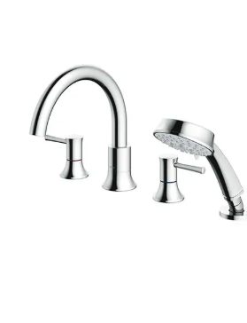 TBS02202BA Vòi xả bồn nóng lạnh kèm sen tắm LN (4 lỗ)