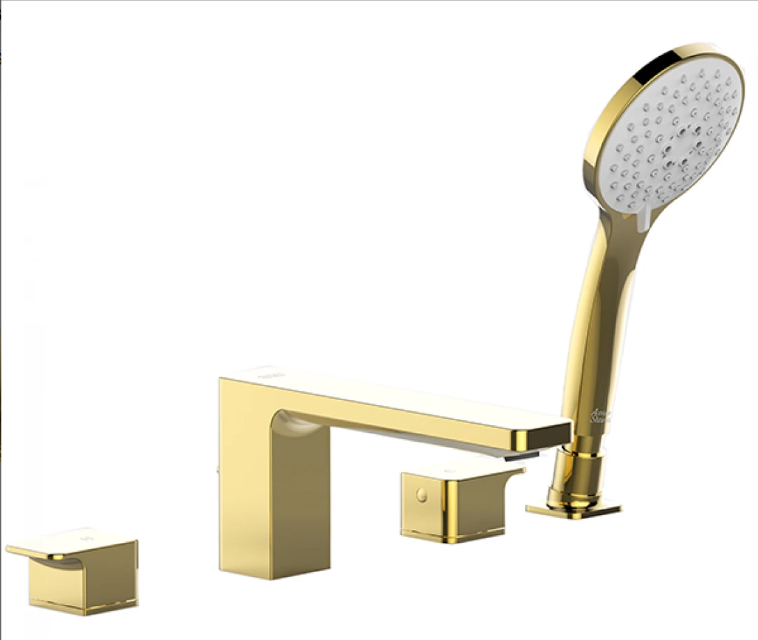 Vòi Xả Bồn Tắm American Standard WF-1300CS Nóng Lạnh Màu Vàng
