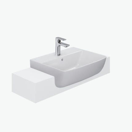  Chậu rửa bán âm L-345V Chậu rửa bán âm 