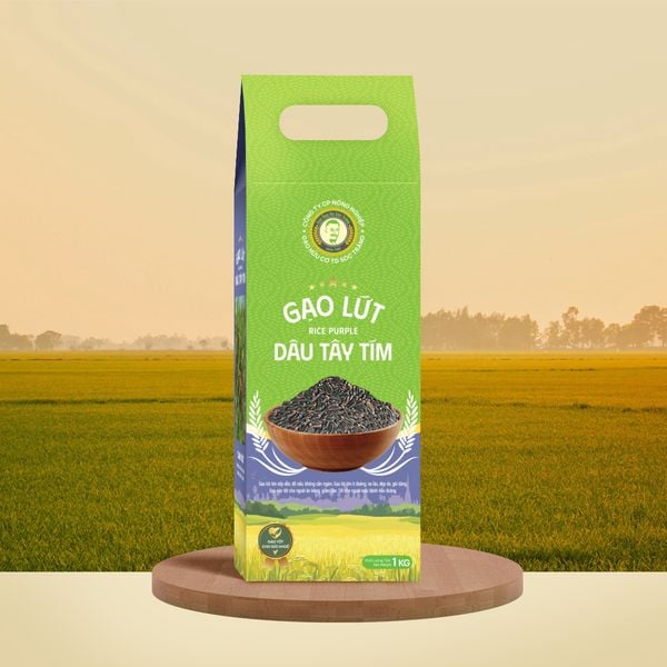  GẠO LỨT DÂU TÂY TÍM / RICE PURPLE - 100% SẢN XUẤT TẠI SÓC TRĂNG 