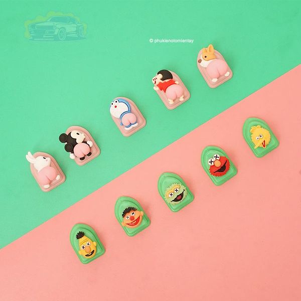 Móc Treo Đồ Mini Trên Xe Ô tô, Tủ Lạnh, Bàn Làm Việc Hoạt Hình Dễ Thương