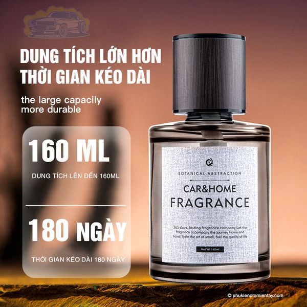 Nước Hoa Ô Tô Cao Cấp, Chuyên Dùng Cho Xe Hơi, Ô TÔ Khử Mùi Trang Trí Ô tô Chai Lớn 160ml
