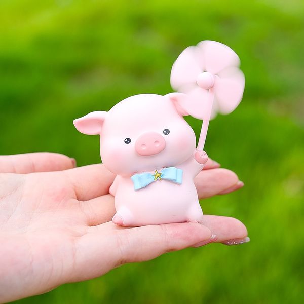 Trang trí ô tô, xe máy, bàn làm việc  mô hình Hoạt Hình Chong Chóng dễ thương, kèm keo dán