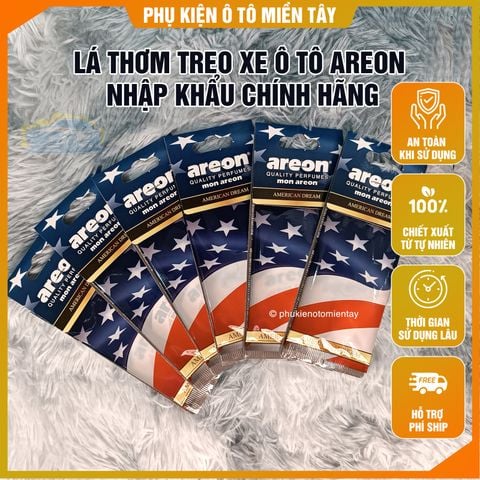 Lá Thơm Treo Xe Ô Tô Areon Nhập Khẩu Bulgaria Khử Mùi, Thơm Phòng Trang Trí Xe Hơi
