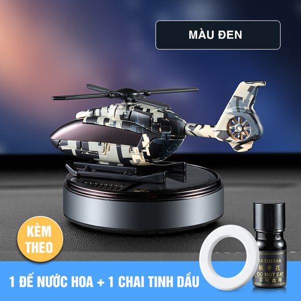 Nước Hoa Ô Tô Năng Lượng Mặt Trời Mô Hình Máy Bay Trực Thăng, Khuếch Tán Hương Thơm, Trang Trí Ô tô