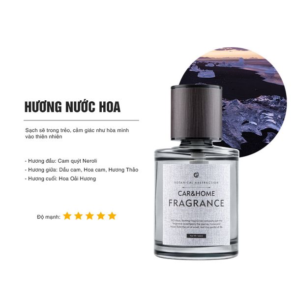Nước Hoa Ô Tô Cao Cấp, Chuyên Dùng Cho Xe Hơi, Ô TÔ Khử Mùi Trang Trí Ô tô Chai Lớn 160ml