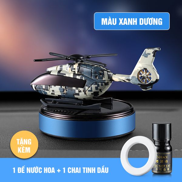 Nước Hoa Ô Tô Năng Lượng Mặt Trời Mô Hình Máy Bay Trực Thăng, Khuếch Tán Hương Thơm, Trang Trí Ô tô
