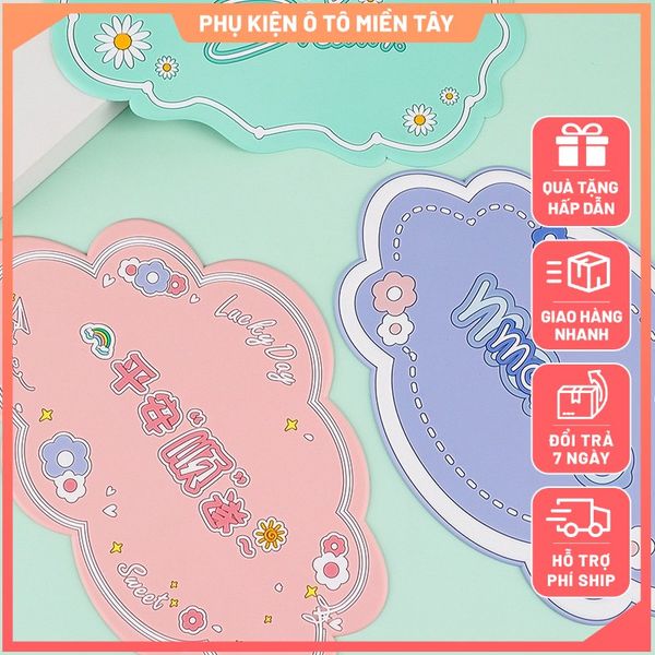 Miếng lót chống trượt, chịu nhiệt, trang trí táp lô, phù hợp với nhiều loại phụ kiện ô tô, trang trí xe hơi