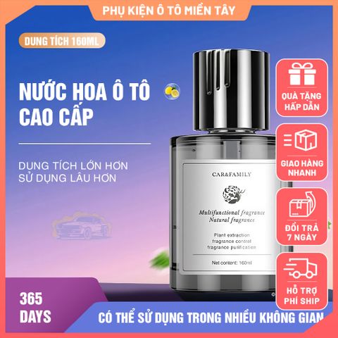 Nước Hoa Ô Tô Cao Cấp, Chuyên Dùng Cho Xe Hơi, Ô TÔ Khử Mùi Trang Trí Ô tô Chai Lớn 160ml