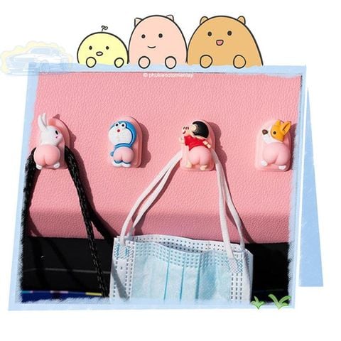 Móc Treo Đồ Mini Trên Xe Ô tô, Tủ Lạnh, Bàn Làm Việc Hoạt Hình Dễ Thương