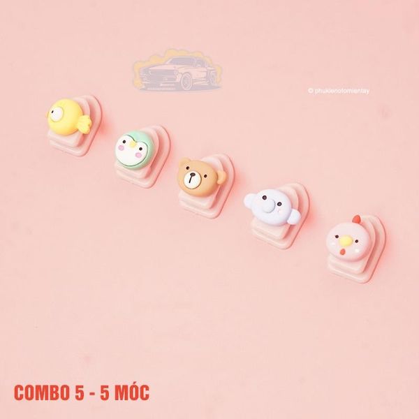 Móc Treo Đồ Mini Trên Xe Ô tô, Tủ Lạnh, Bàn Làm Việc Hoạt Hình Dễ Thương