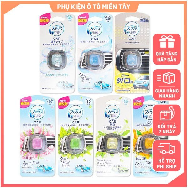 Nước Hoa Ô Tô Cao Cấp Thương Hiệu P&G Hàng Nội Địa Nhật Kẹp Cửa Gió Điều Hòa Xe Hơi Hương Thơm Khử Mùi Xe Hơi