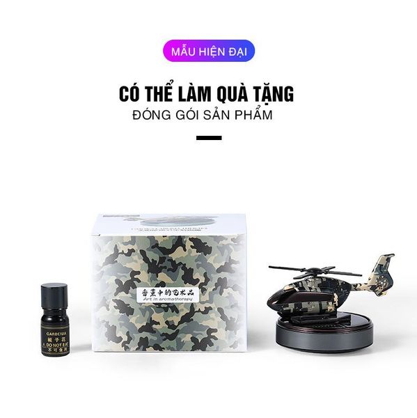 Nước Hoa Ô Tô Năng Lượng Mặt Trời Mô Hình Máy Bay Trực Thăng, Khuếch Tán Hương Thơm, Trang Trí Ô tô