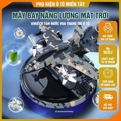 Nước Hoa Ô Tô Năng Lượng Mặt Trời Mô Hình Máy Bay Trực Thăng, Khuếch Tán Hương Thơm, Trang Trí Ô tô
