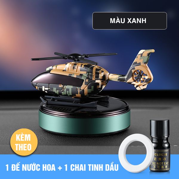 Nước Hoa Ô Tô Năng Lượng Mặt Trời Mô Hình Máy Bay Trực Thăng, Khuếch Tán Hương Thơm, Trang Trí Ô tô