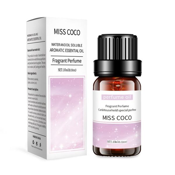 Tinh Dầu Nước Hoa, Hòa Tan Dùng Cho Máy Xông Tinh Dầu, Máy Khuếch Tán Tinh Dầu, Nước Hoa Ô tô, Xe Hơi Dung Tích 10ml